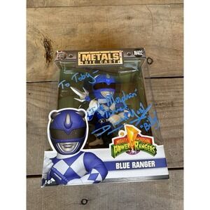 AUTOGRAPHED David Yost "Billy" Mighty Morphin Power Rangers Blue‎ Ranger Figure